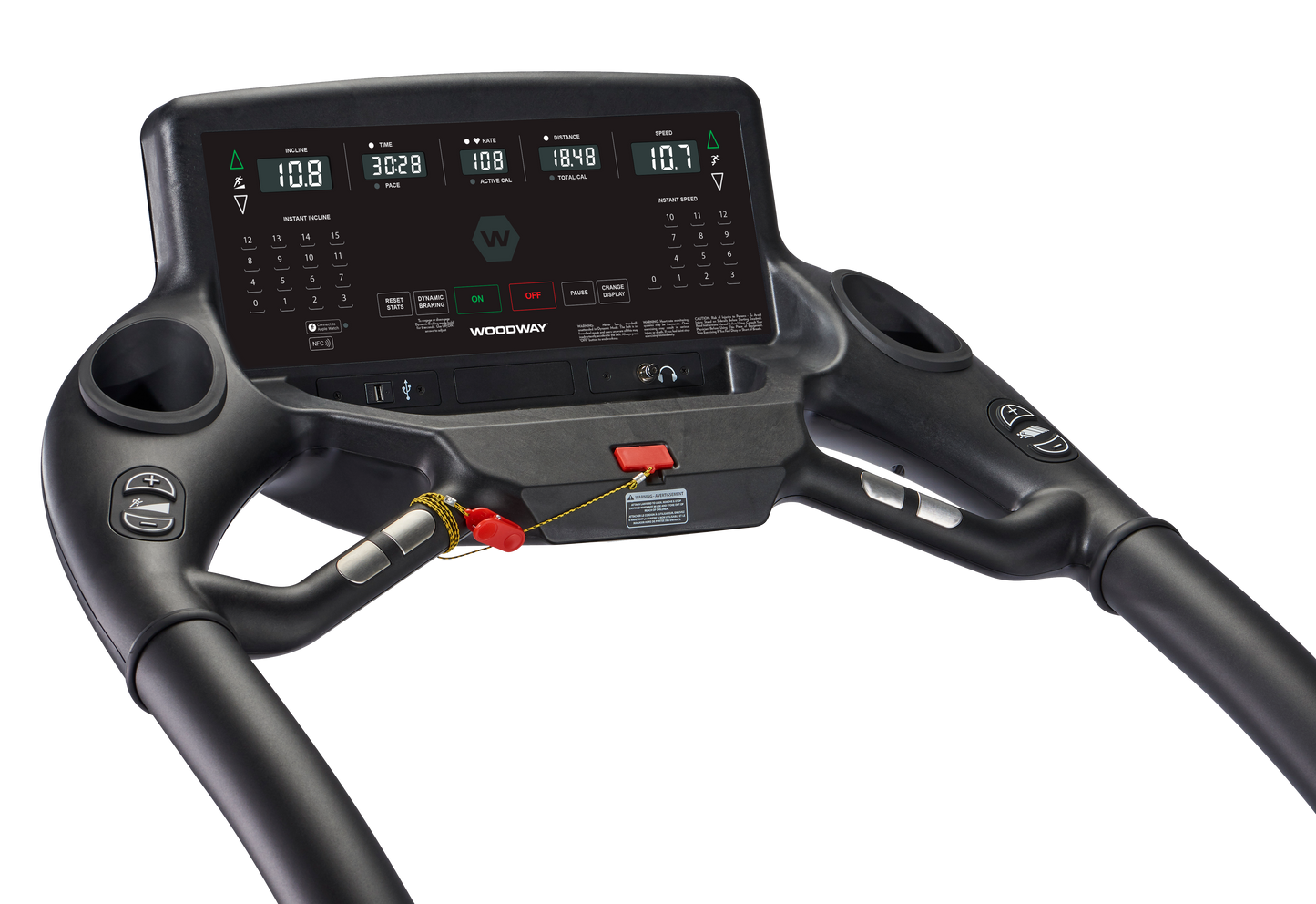 Woodway 4Front Quickset Tredemølle