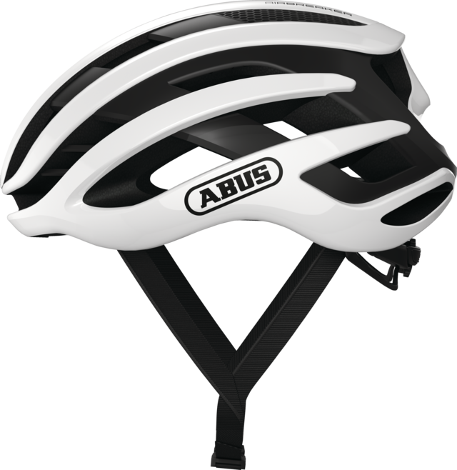 ABUS Airbreaker - hvit sykkelhjelm