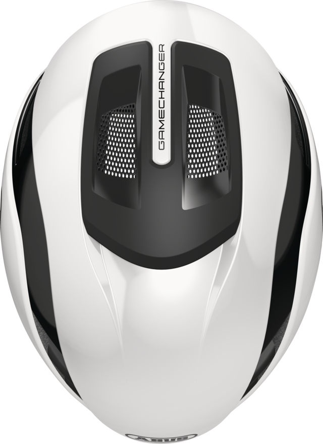 ABUS Gamechanger 2.0 MIPS - hvit sykkelhjelm