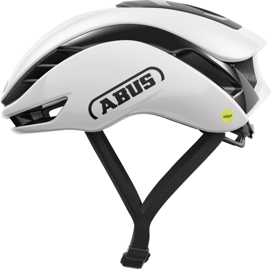 ABUS Gamechanger 2.0 MIPS - hvit sykkelhjelm