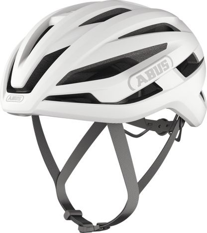 ABUS StormChaser ACE - hvit sykkelhjelm