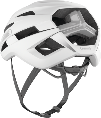 ABUS StormChaser ACE - hvit sykkelhjelm
